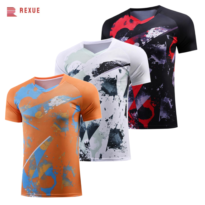Table Tennis Shirt - Table Tennis V Neck Shirt Men