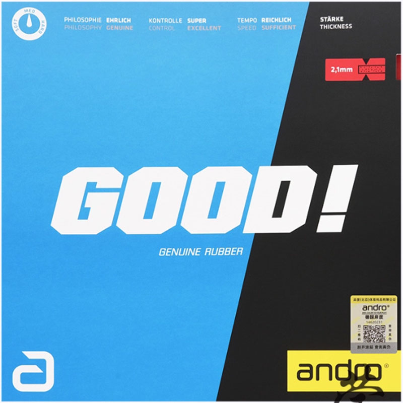 Table Tennis Rubber - Andro GOOD Table Tennis Rubber Non