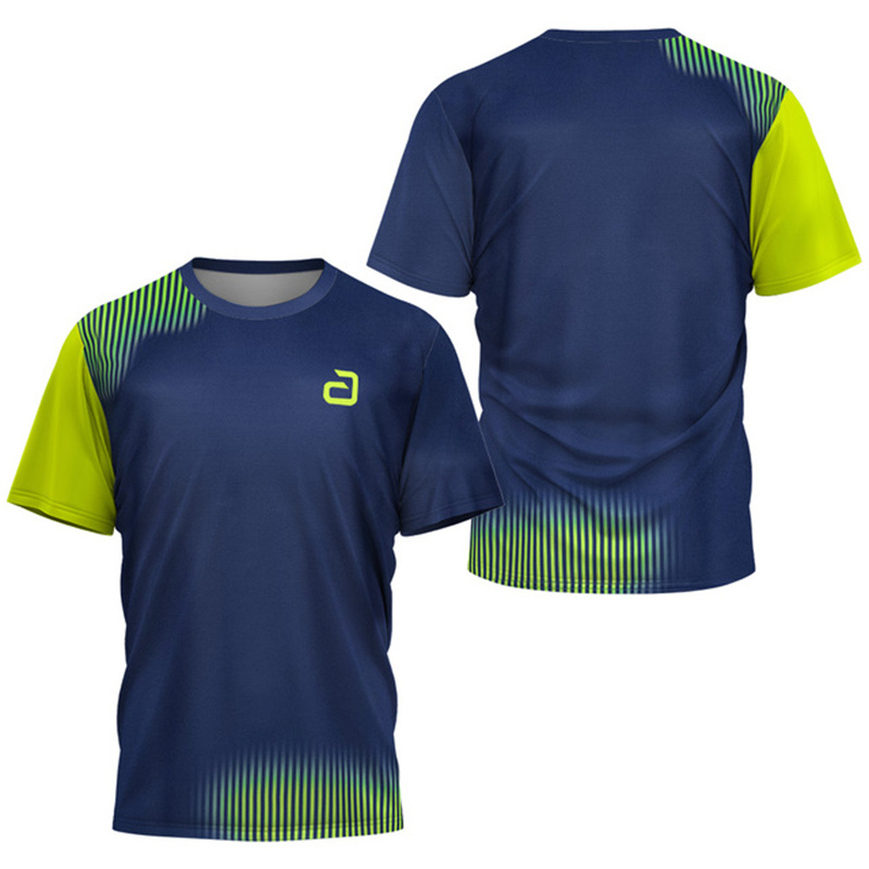 Table Tennis Outfit - Men Table Tennis T-Shirt Undercurrent Pattern