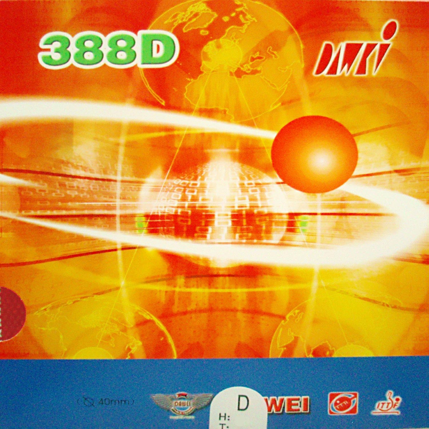 Original dawei 388D strange lo - Table Tennis Defense review and price