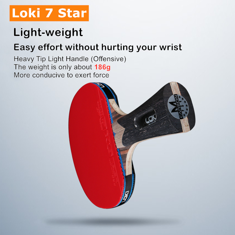 Loki 7 Star Table Tennis Racke - Table Tennis Bat Butterfly review and price
