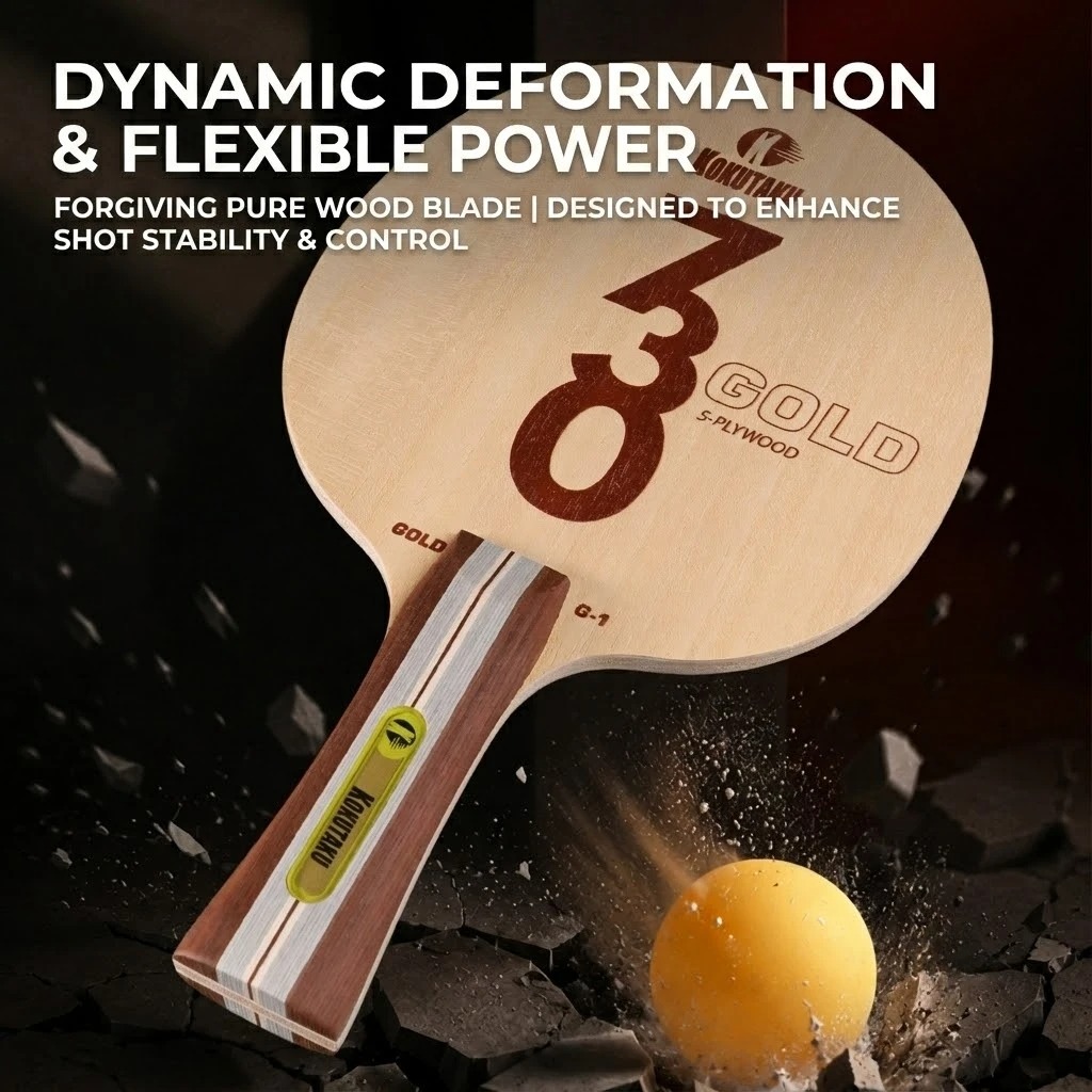 Kokutaku Table Tennis Blade FL - Table Tennis Rubber review and price
