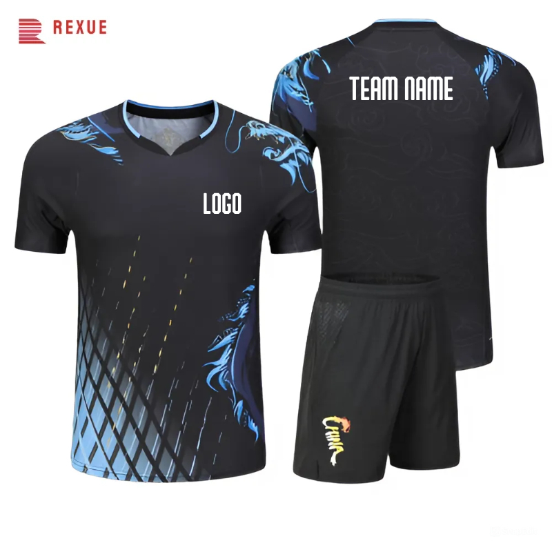 Print Badminton Tennis T-shirt - Table Tennis Outfit review and price