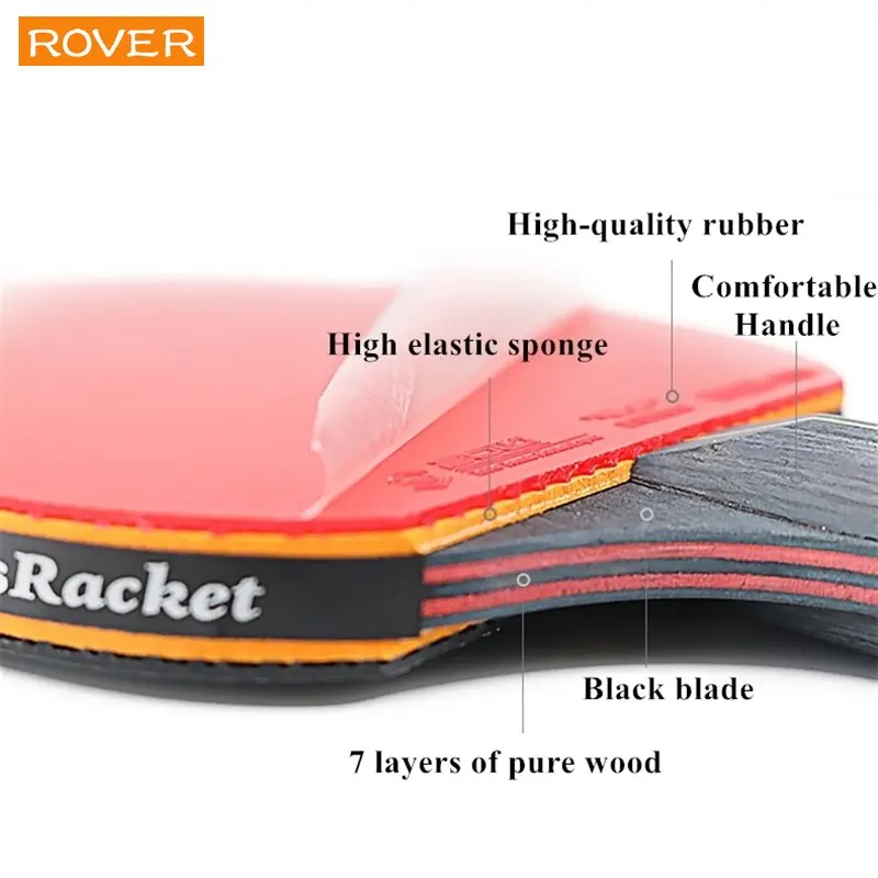 5/6 Star Table Tennis Racket 2 - Table Tennis Tournament review and price