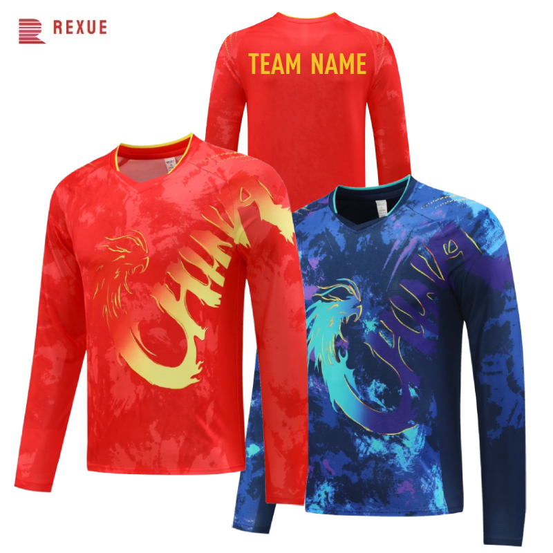 China Dragon Long Sleeve Table - Table Tennis Logo review and price