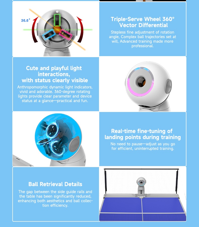 Upgraded Version Electric Inte - Robot Ball Machine review and price