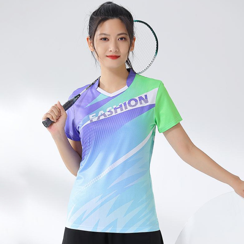 Women Badminton Shirt Print Go - Table Tennis Shirt review and price