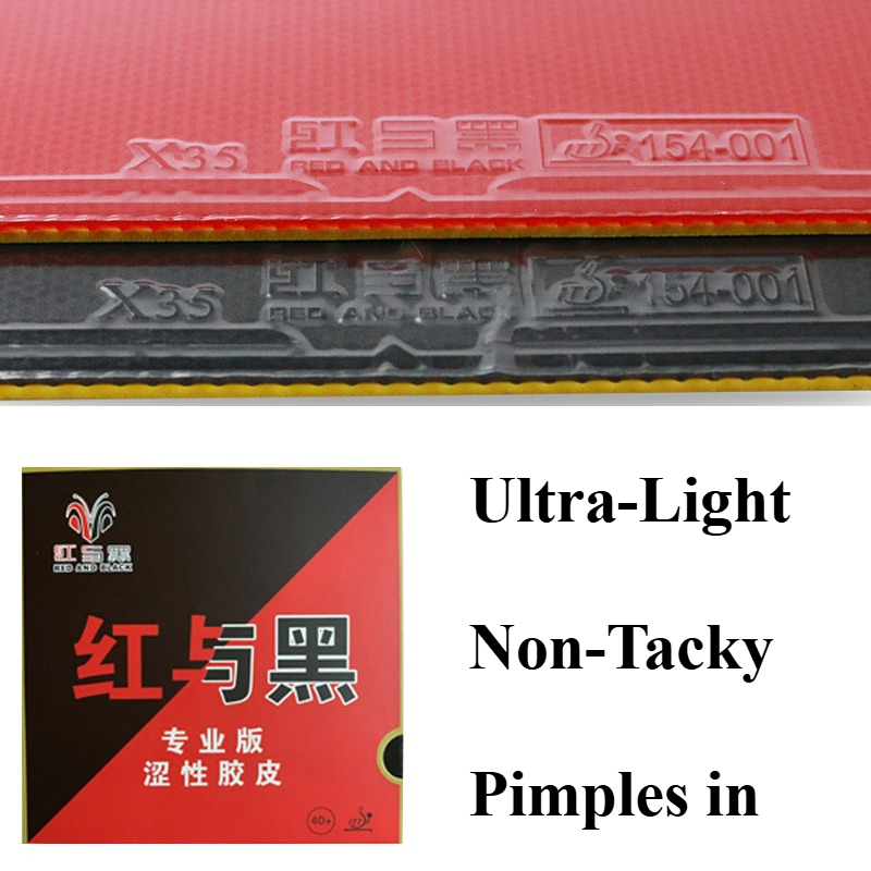 Red and Black X35 Table Tennis - Table Tennis Rubber review and price