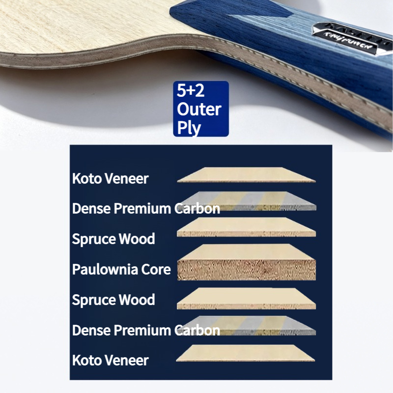 KASEED S211 King Power 7-Ply O - Table Tennis Is Played With A review and price